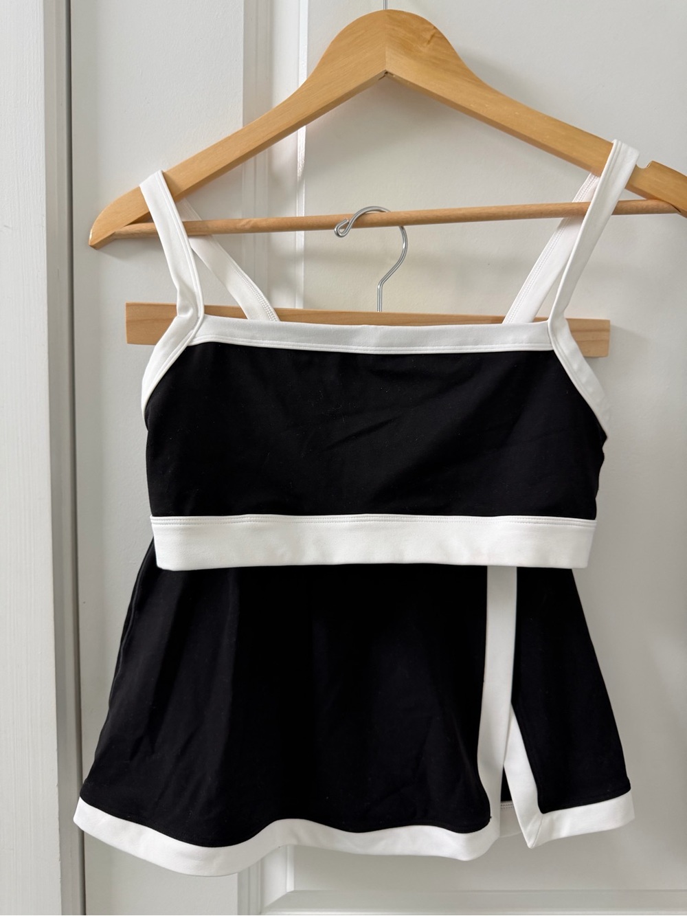 aerie Black and White activewear set